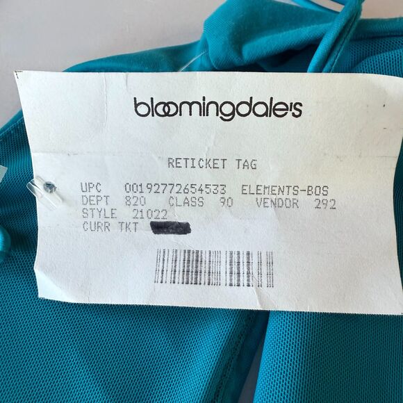 NWT Alice + Olivia Nelle Spaghetti Strap Cut Out Back Maxi Dress in Ocean Blue 6 - Picture 7 of 14